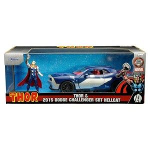 Jada Toys 2015 Dodge Challenger SRT8 Hellcat 1:24 Diecast Vehicle - Dark Blue...